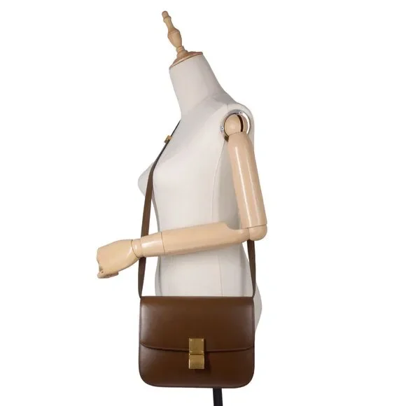 Classic Box Flap Medium Calfskin Leather Bag - Picture 15 of 15